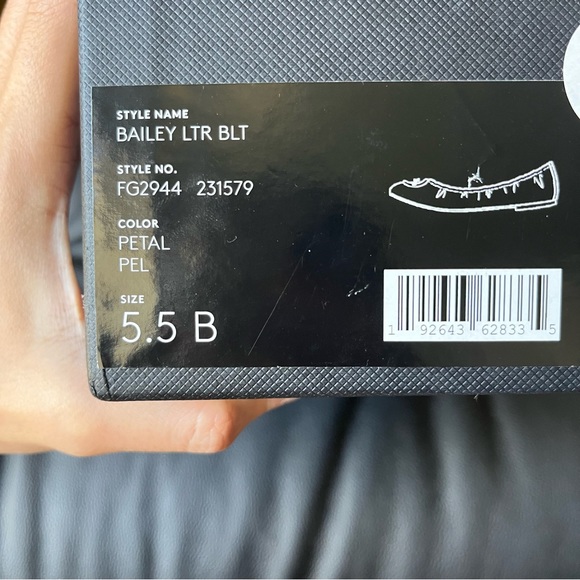 NIB COACH BAILEY LEATHER BALLEY FLATS WOMEN's SHOE FG2944 PETAL Pink Size 5.5 - Picture 5 of 7